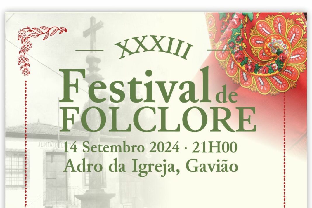 cartaz do festival de folclore